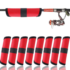 Eight 6-inch lure covers displayed to fit most lures