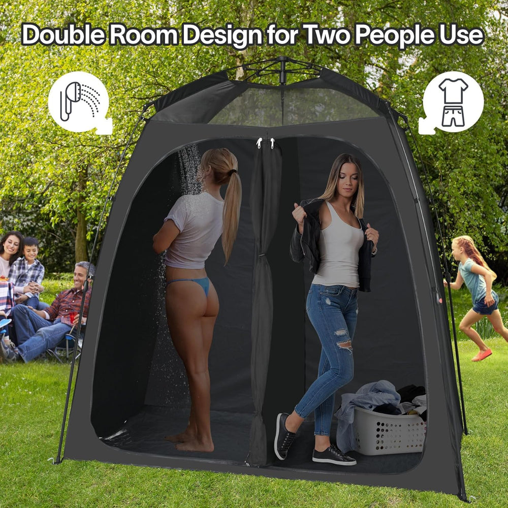 EighteenTek carry bag and setup kit simplify travel to campsites.