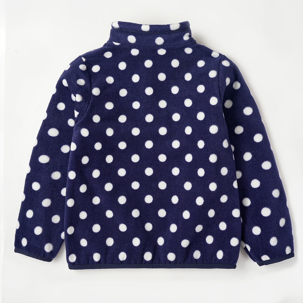 EIGIOO fleece jacket cuffs and hem with elastic binding for secure fit.