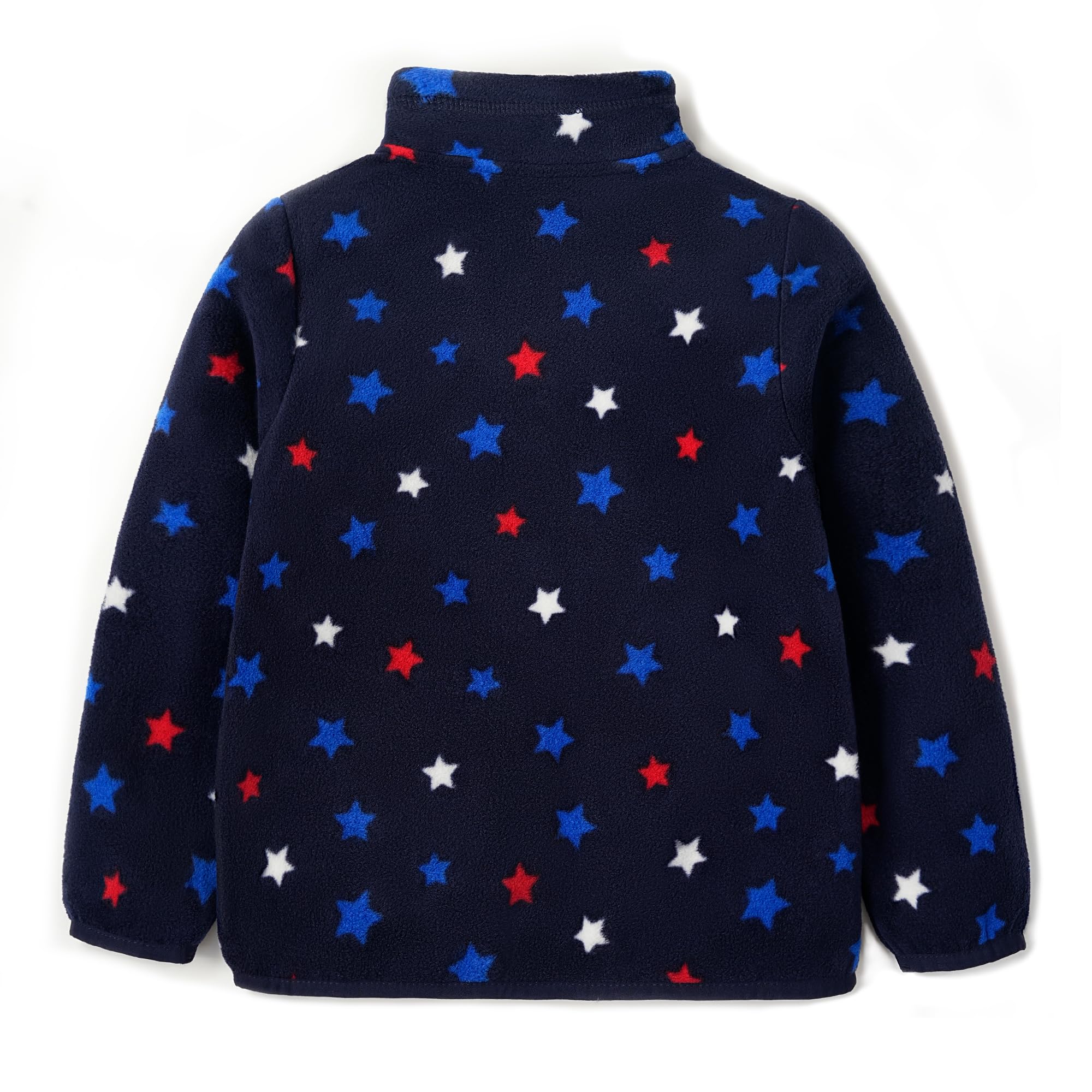 EIGIOO toddler fleece halfneck-design demonstrates secure, comfortable mock neck warmth
