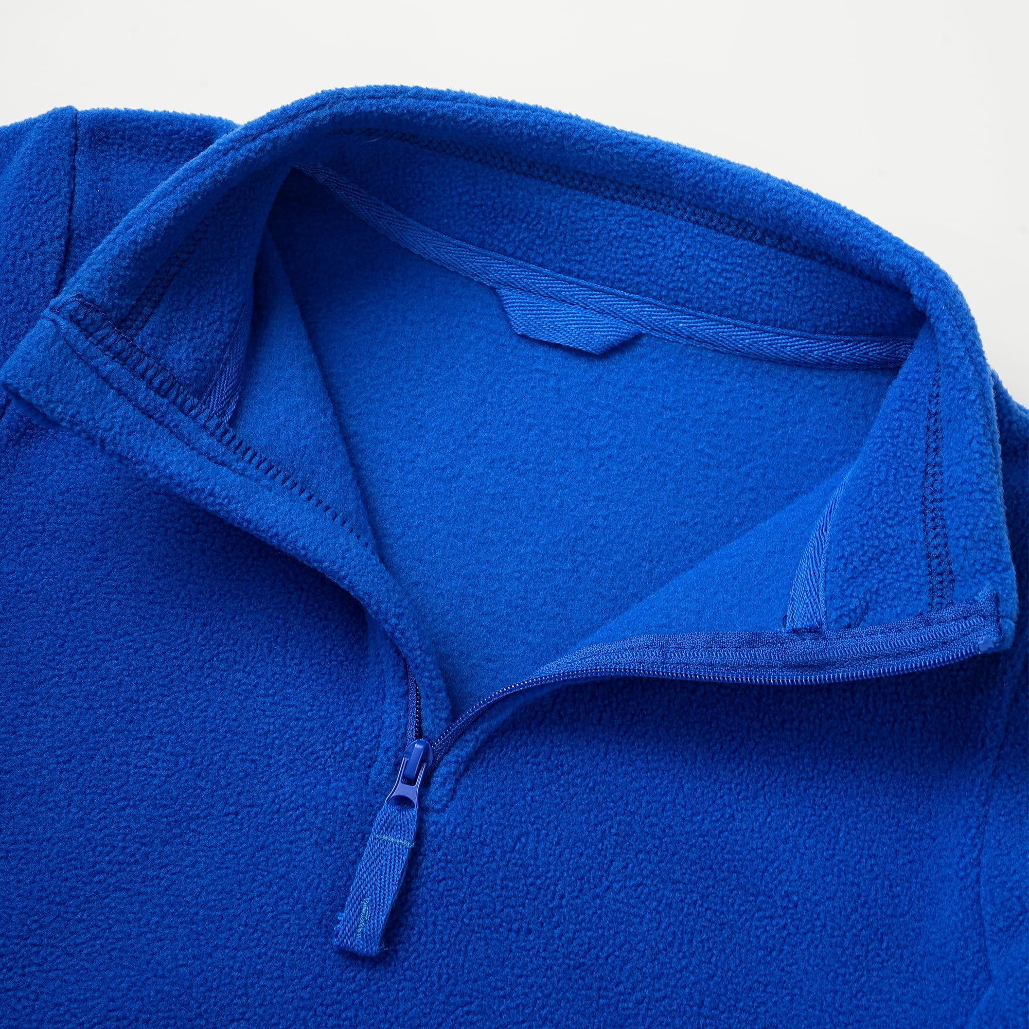 EIGIOO royal blue design with half-high neck suitable for layering.