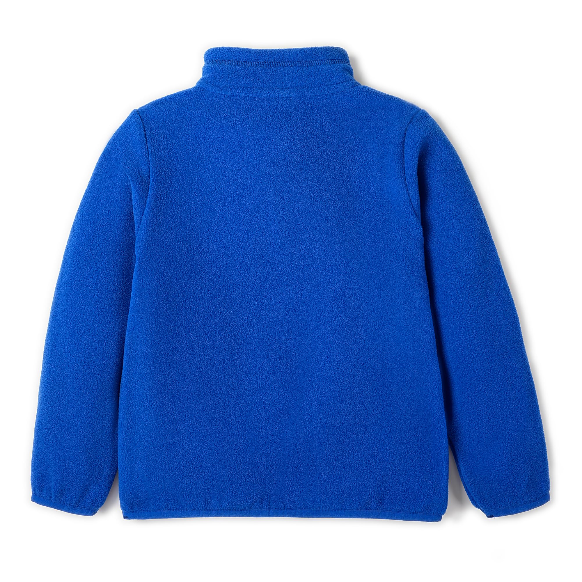 EIGIOO fleece jacket cuff-hem detail illustrates elastic binding for secure fit.