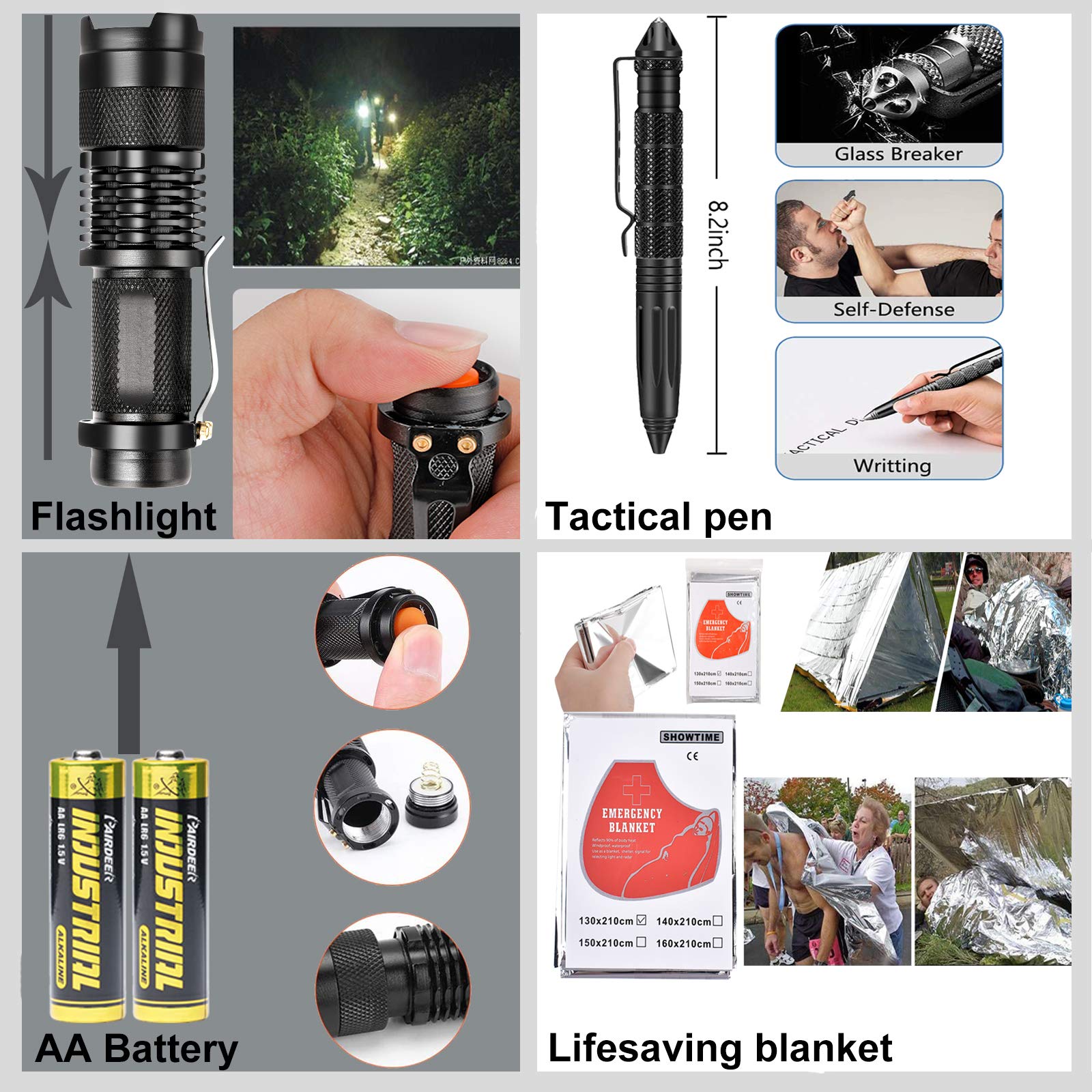 EILIKS Emergency blanket compact warmth for cold-night camping.