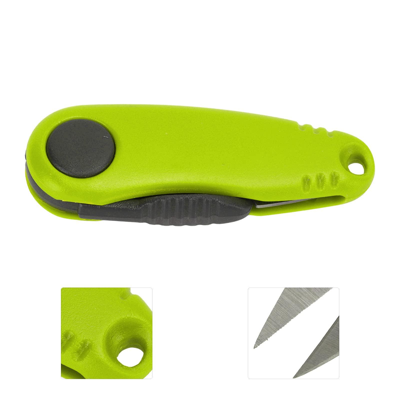EIMSOAH Shrimp-shaped scissors with metal blades, durable for outdoor use.