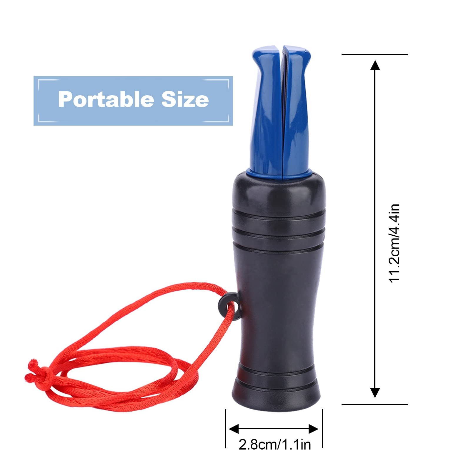 Ejoyous duck calls material underlines lightweight design for easy carrying.