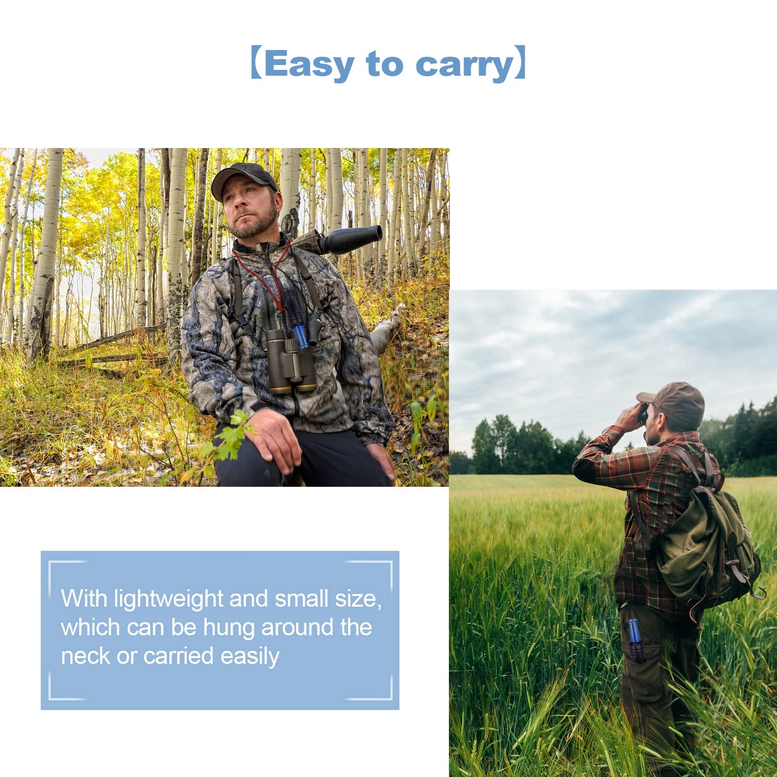 Ejoyous duck calls pocket fit highlights small size for your pocket or bag.