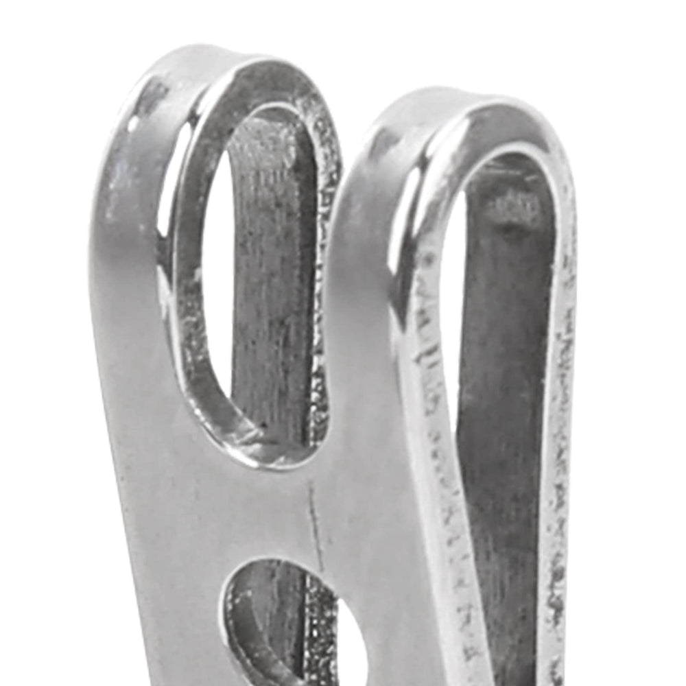 Ejoyous durable silver clip suited for hiking and camping adventures.