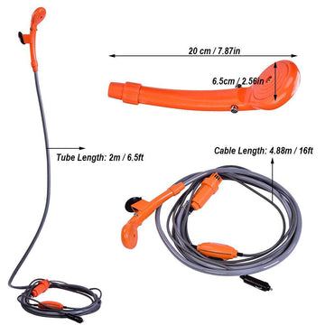 Ejoyous lightweight shower system for easy travel