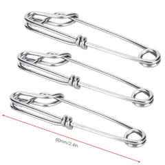 Ejoyous stainless steel tuna clip offers strong tension for secure baiting.