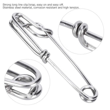 Ejoyous stainless steel tuna clip suitable for tuna, sharks, crabbing and more.