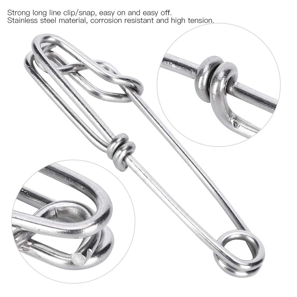 Ejoyous stainless steel tuna clip suitable for tuna, sharks, crabbing and more.