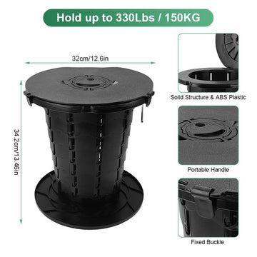 Ejoyous portable toilet in car travel scenario for emergencies.