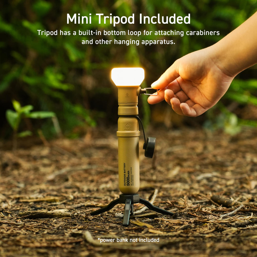 ELECOM NESTOUT LAMP-1 beige IF Design Gold Award-winning compact lamp.