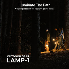 ELECOM NESTOUT LAMP-1 beige IP44 protection for rugged outdoor use.