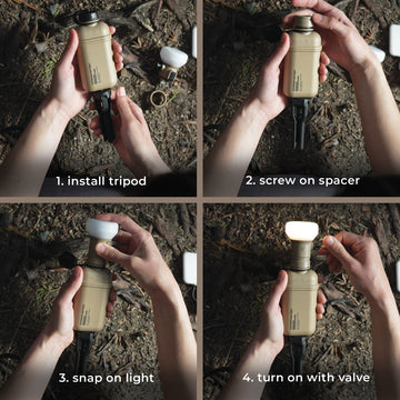 ELECOM NESTOUT LAMP-1 hook mount for tent or pack attachment