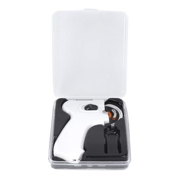 Electric Fishing Hook Tier Tool front view showing white PC/ABS housing