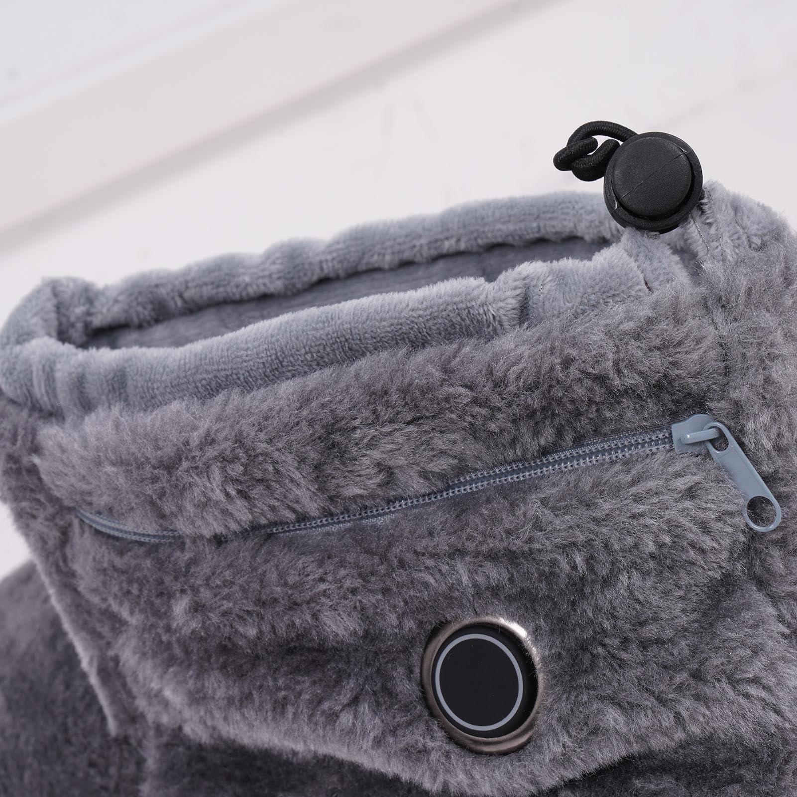 Electric Heated Booties five-temps control enables customizable warmth.