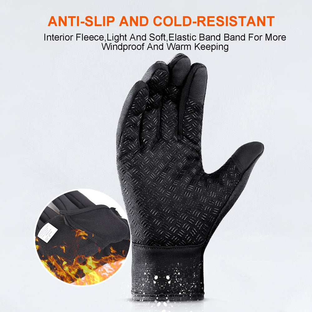 Electric heated gloves designed for both men and women.