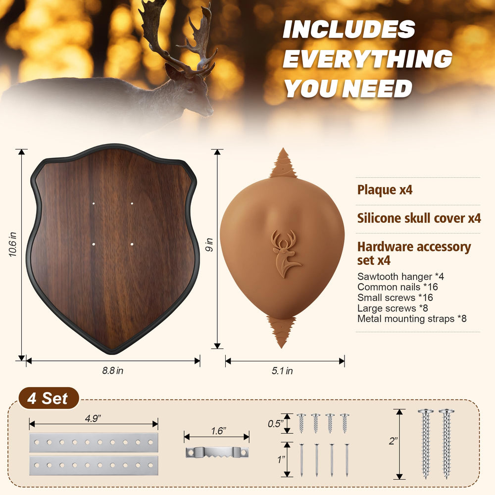 ElectricWise silicone skull cover brown provides clean concealment for antler mounts.