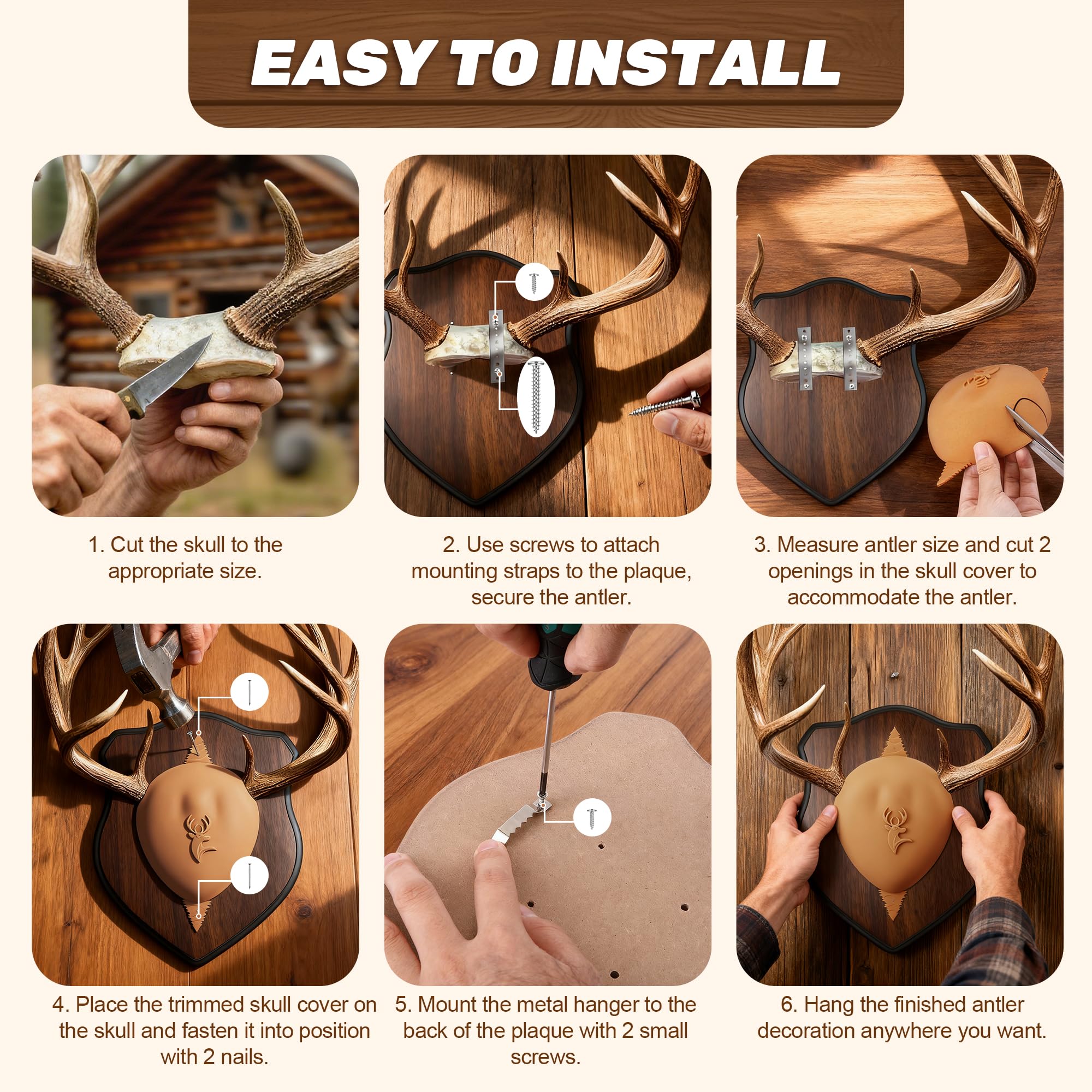 ElectricWise trophy display wall art ready to elevate hunting-room decor.