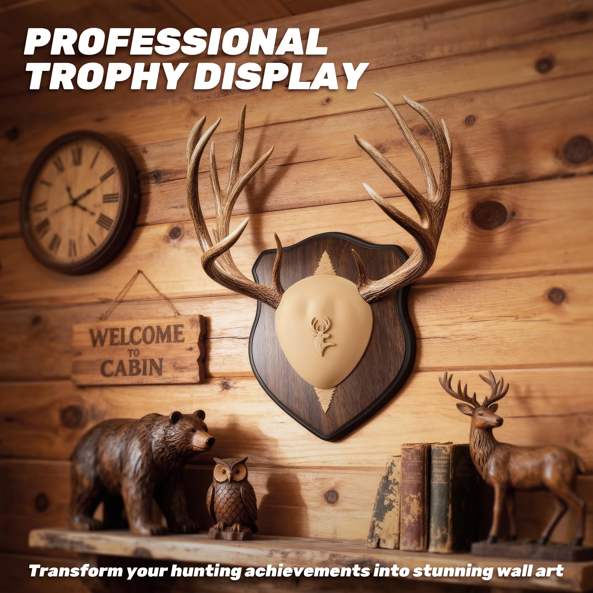 ElectricWise trophy room display ready once mounted on any wall
