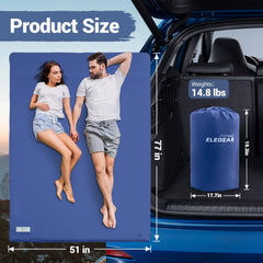 Elegear 26D memory foam provides even weight distribution and comfort.