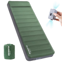 Elegear air-foam sleeping pad inflates with built-in pump for quick setup