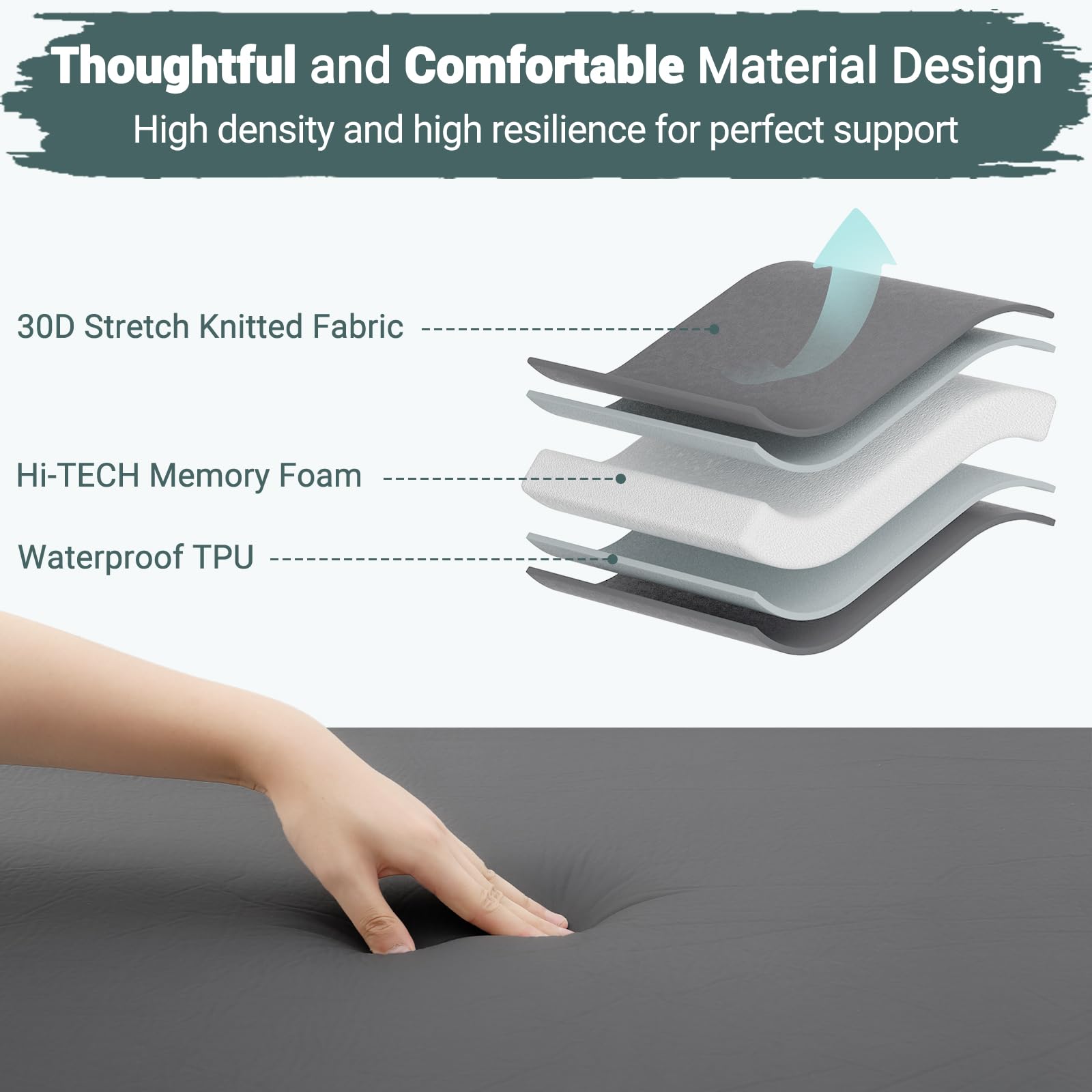 Elegear easy-clean damp wipe surface for quick maintenance after trips.