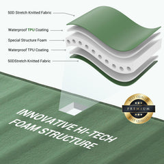 Elegear memory-foam 26D structure conforms to body for pressure relief and supported sleep.