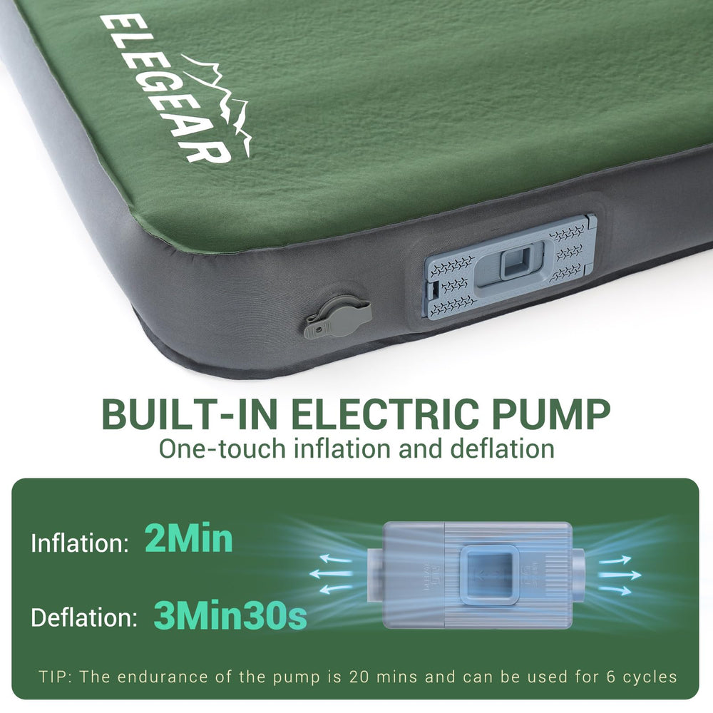 Elegear pillow-integrated pad keeps head aligned for restful nights outdoors or car camping.