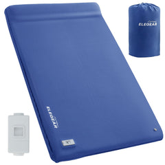 Elegear self-inflating sleeping pad with built-in pump for quick setup.