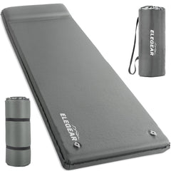 Elegear self-inflating sleeping pad top view for plush camp comfort.