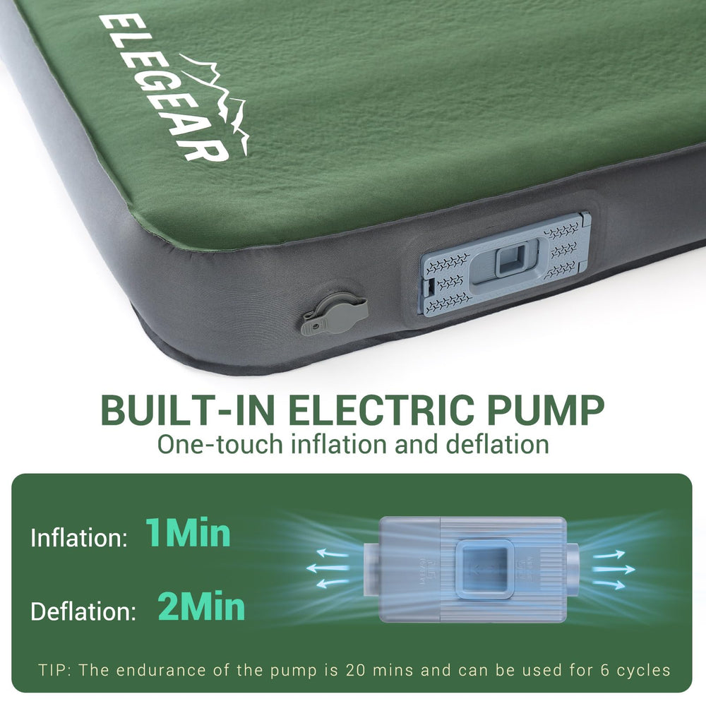 Elegear ultra-thick memory foam core delivers plush cushioning for restful sleep