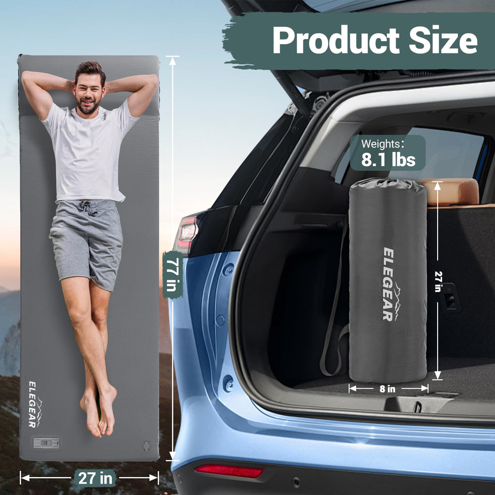 Elegear sturdy design supports up to 800 pounds for stable sleeping.