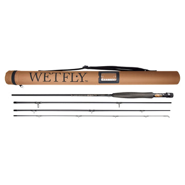 4-piece 5WT 9ft carbon fiber rod ready for travel