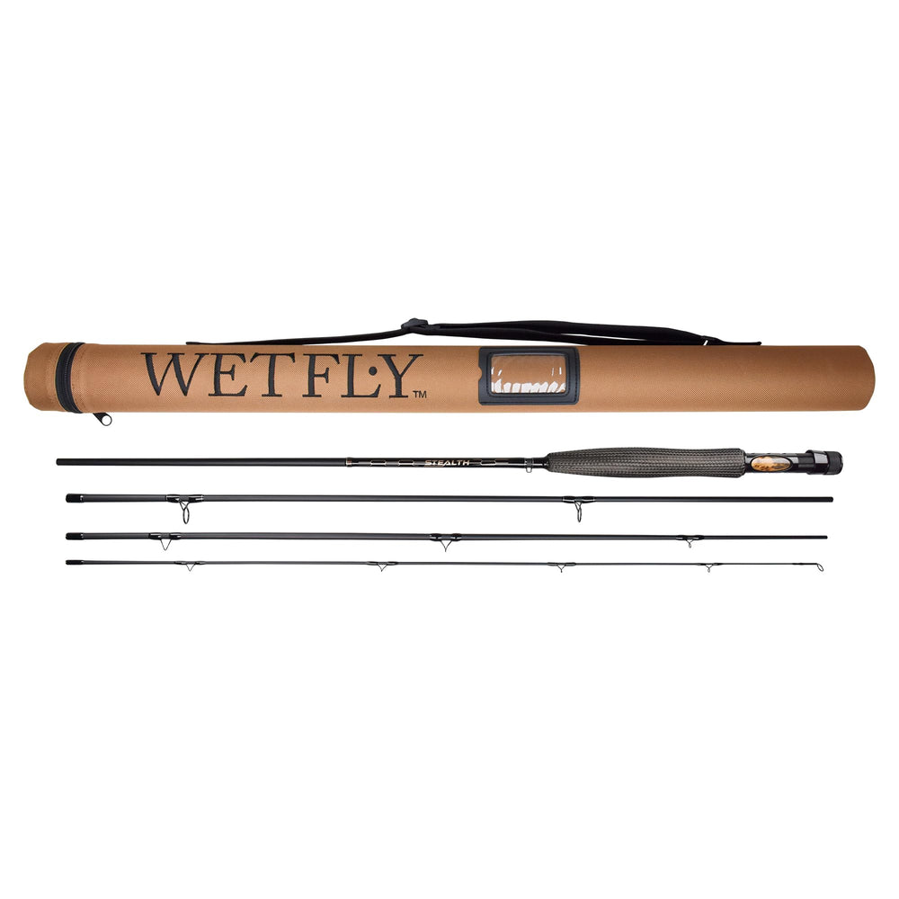 4-piece 5WT 9ft carbon fiber rod ready for travel