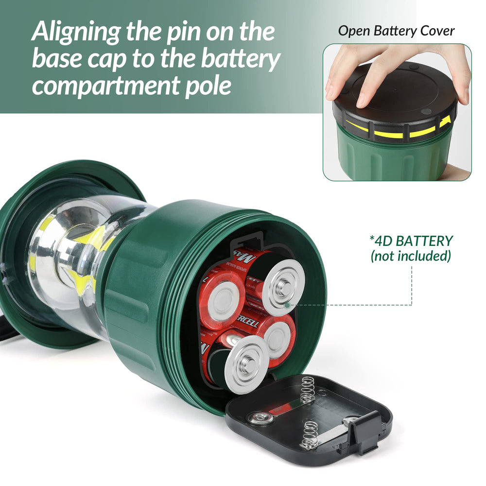 Elesall LED Camping Lantern serves as emergency light during outages.