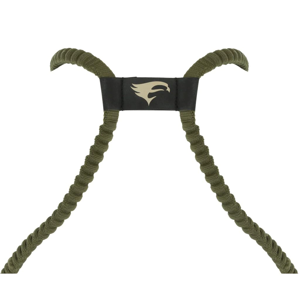 Elevation Hunt harness strap-adjustment highlights customizable fit for diverse setups.