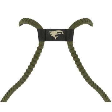 Elevation Hunt harness strap-adjustment highlights customizable fit for diverse setups.
