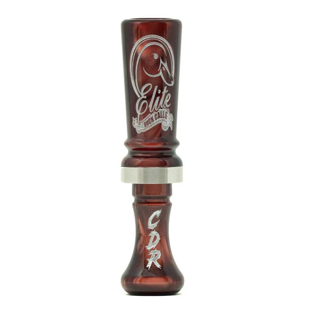 Elite Duck Calls acrylic cache duck call in brown pearl for versatile mallard and wood duck hunting