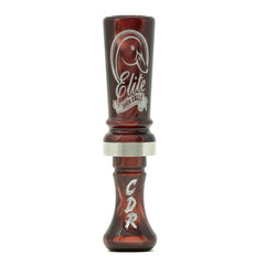 Elite Duck Calls acrylic cache duck call in brown pearl for versatile mallard and wood duck hunting