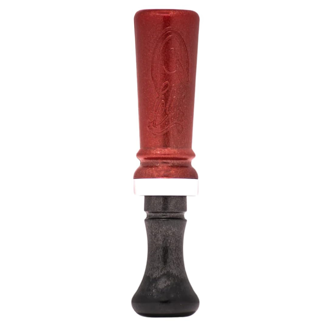 Elite Duck Calls Freak single reed—front view for sharp mallard calls.