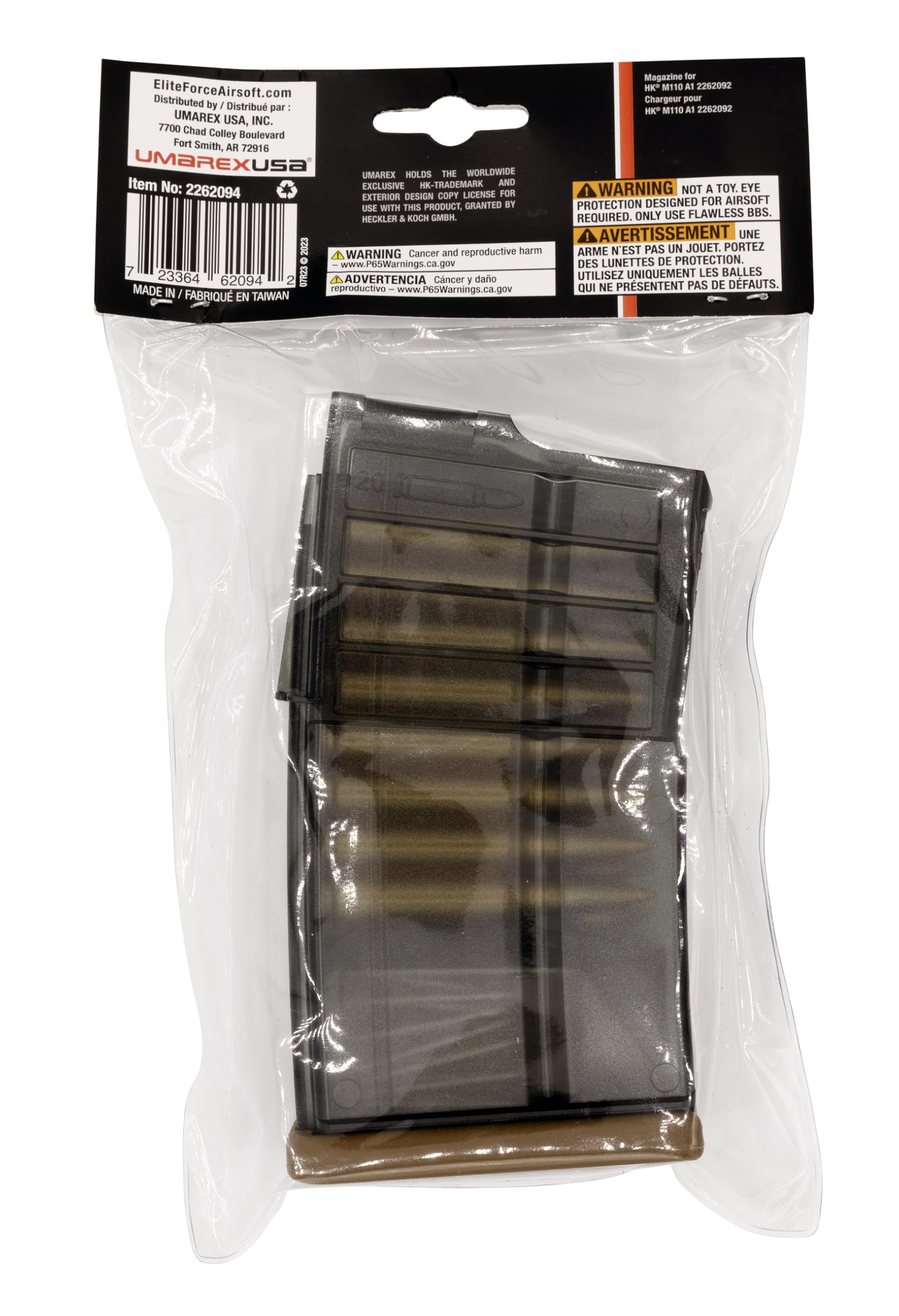 Elite Force HK M110 A1 magazine compatibility with HK M110 A1 AEG.
