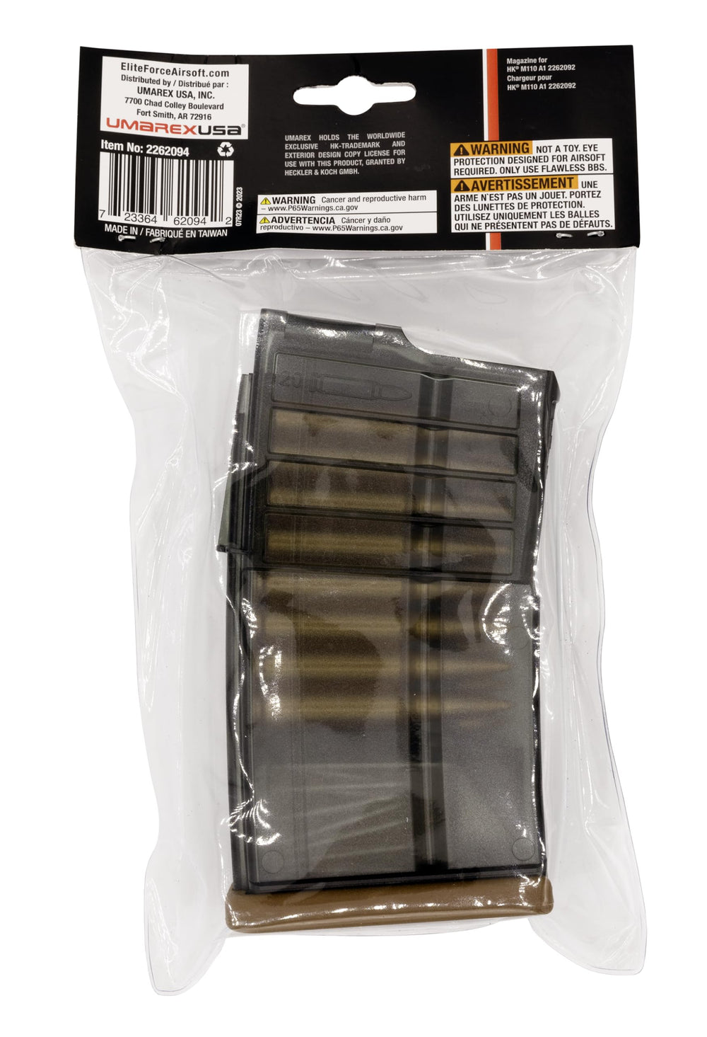 Elite Force HK M110 A1 magazine compatibility with HK M110 A1 AEG.