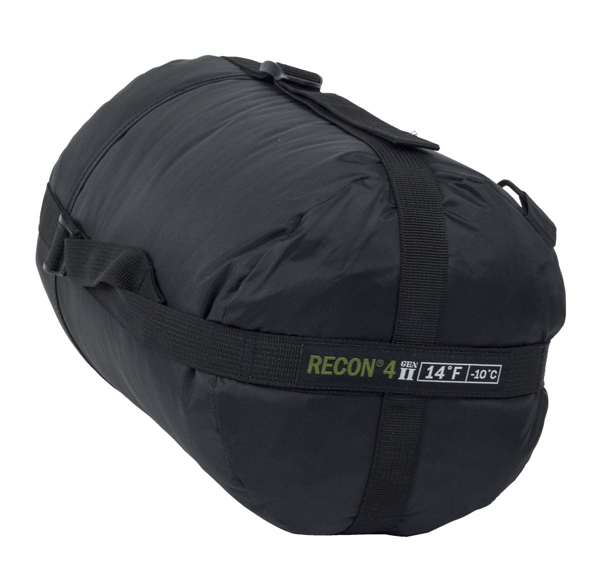 Elite Survival Systems Recon 4 sleeping bag outer shell shows rugged durability for cold weather camping.