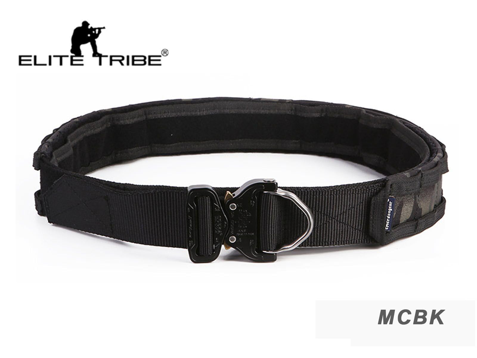 Elite Tribe Cobra Riggers Belt nylon strap detail emphasizing durability and adjustability