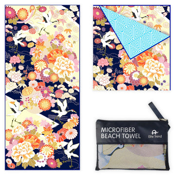 Elite Trend Quick Dry Towel front design for stylish beach lounging and drying