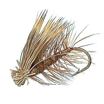 Elk Hair Caddis Brown Fly Fishing Flies - 1 Dozen