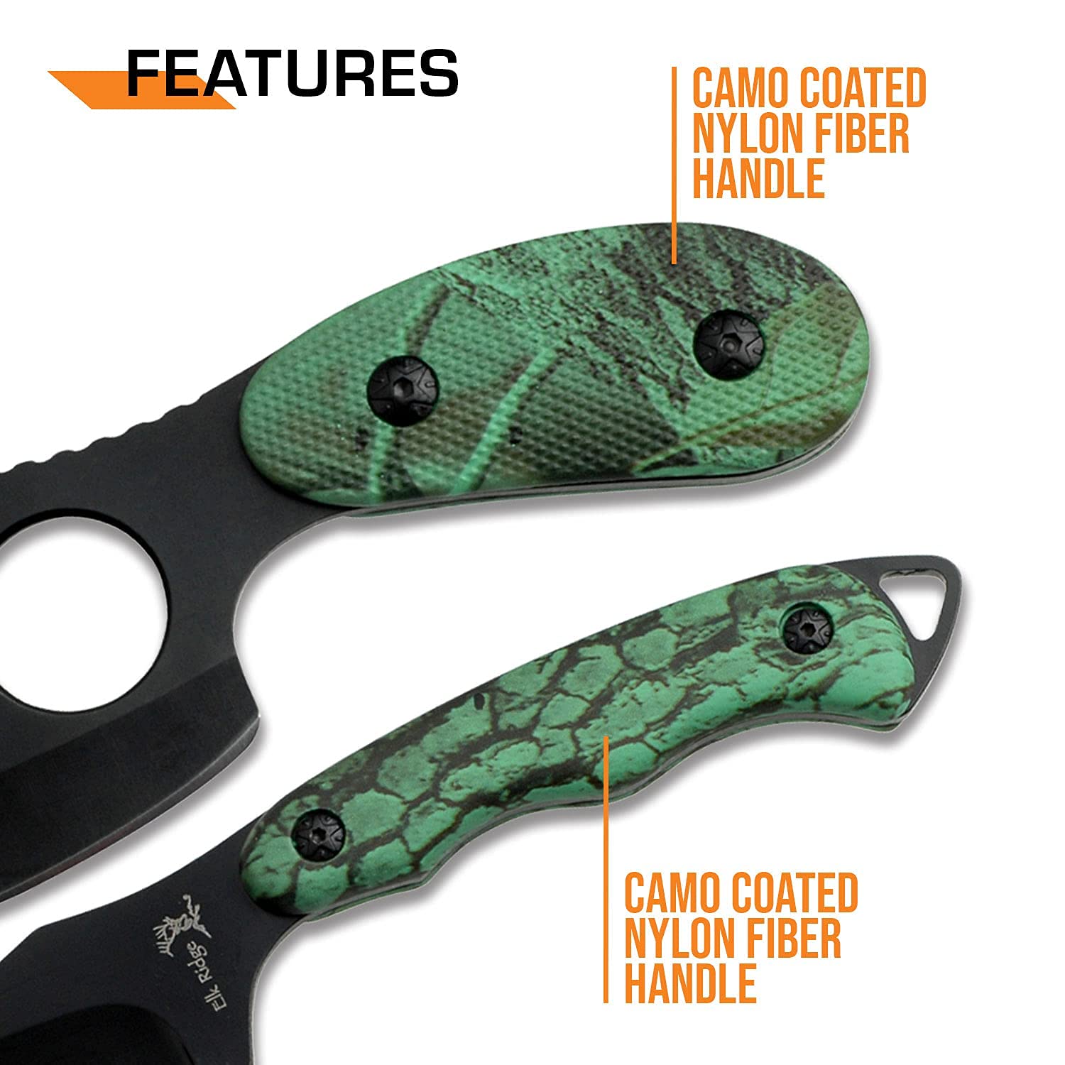 6.5-inch gut-hook blade from Elk Ridge ER-300CA set