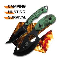 Camo-coated nylon sheath for Elk Ridge ER-300CA set